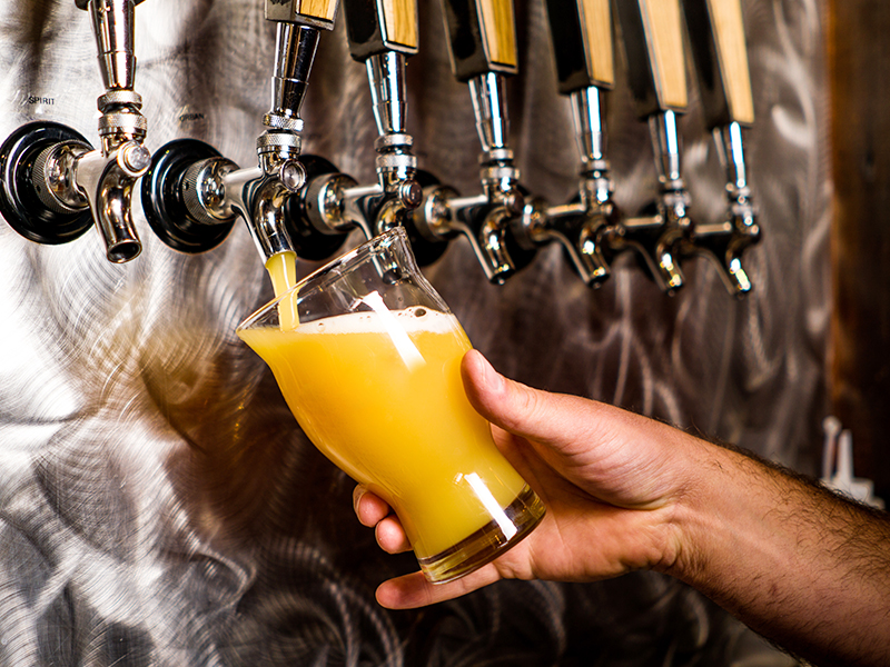 craftbeer Craft beer from tap